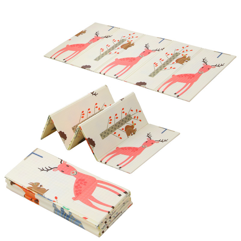Baby Crawling Mat Foldable XPE Baby Children's Thickened Living Room Household Foam Early Education Mat Dirt Resistant Crawling Mat