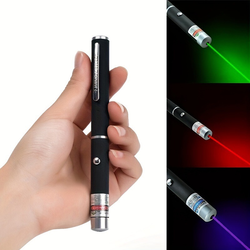 2026 New Cross-Border Drop Shipping Visible Beam Laser Pen 3 Pack Green Light Blue Light Red Light