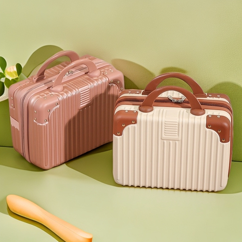 Custom Cosmetic Case Small Suitcase Mini Small Suitcase 14 Inch Accompanying Gift Small Suitcase Ultra Light Password Box