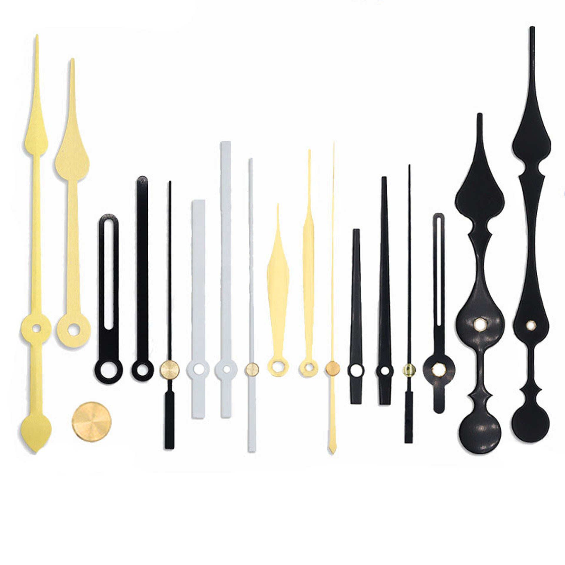 Watch movement pointer accessories watch quartz clock wall clock pointer accessories decorative painting cross stitch metal needle wholesale