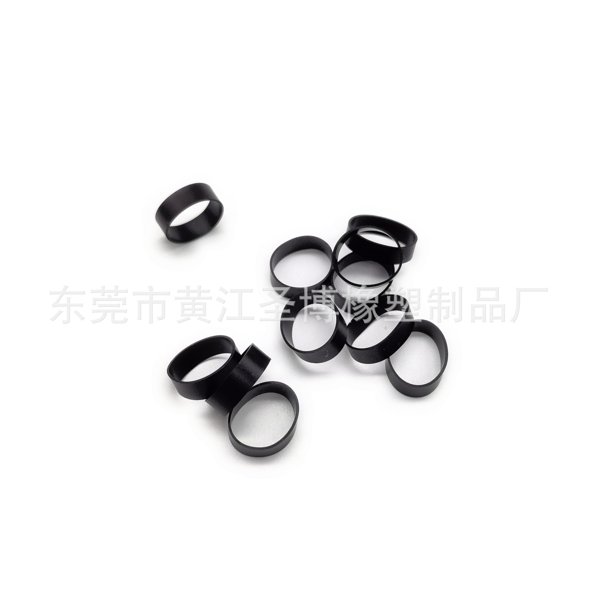 Black Silicone Tie Coil Rubber Coil Rubber Ring Data Cable Bundling Ring Tie Machine Special Silicone Ring