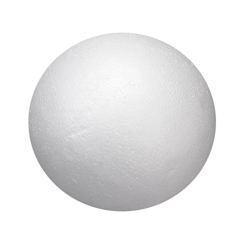 Factory Direct Supply Foam Ball Foam Ball White Solid Styrofoam Ball Kindergarten Handmade DIY Ball Mold