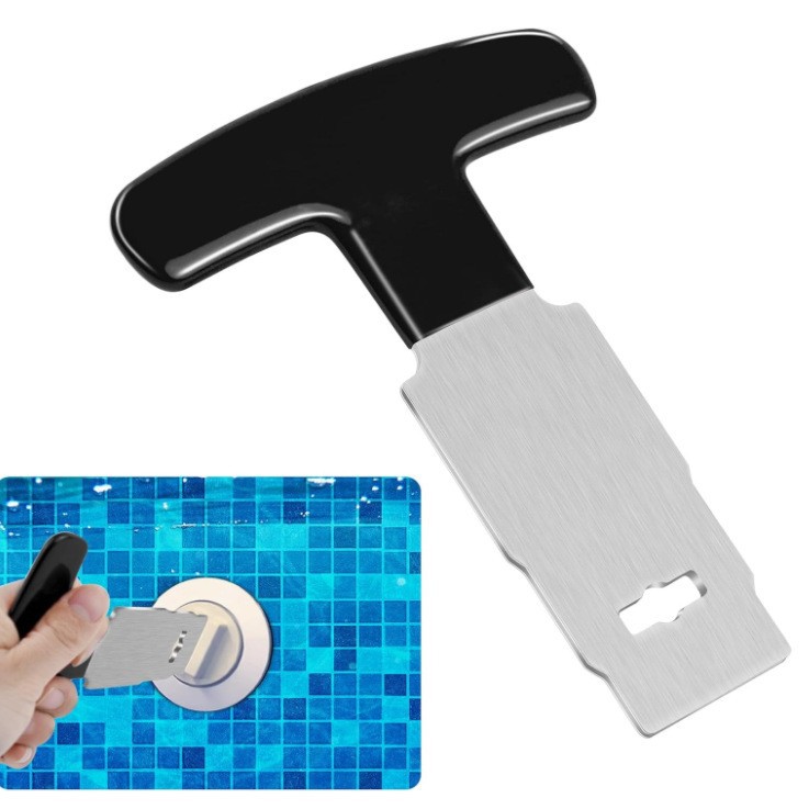 Кросс-бордерный новый продукт инструмент для удаления пробки для бассейна из нержавеющей стали с ручкой обновленная ручка для удаления металлического глазка