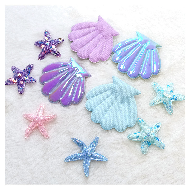 Яркий кожаный веер в форме ракушки, набор для творчества