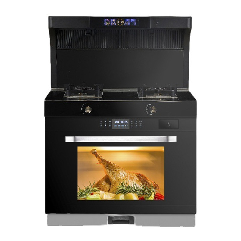 Integrated Stove Household Energy Saving Steaming and Baking Split Gas Stove Oil Fume Separation Disinfection Cabinet Intelligent Language Control