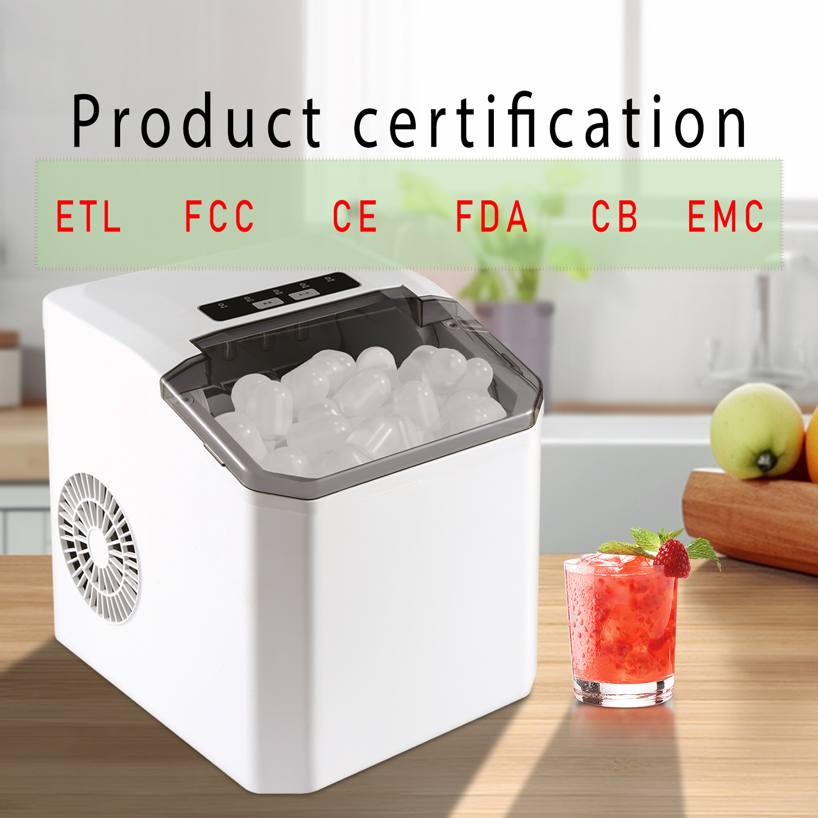 Ice Maker Household Ice Machine Cross-Border E-Commerce Export Export Small Ice Machine