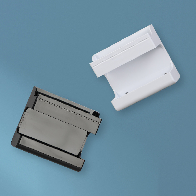 Wall-mounted adhesive mobile phone charging bracket remote control storage box can be placed horizontally mobile phone viewing multi-functional finishing box