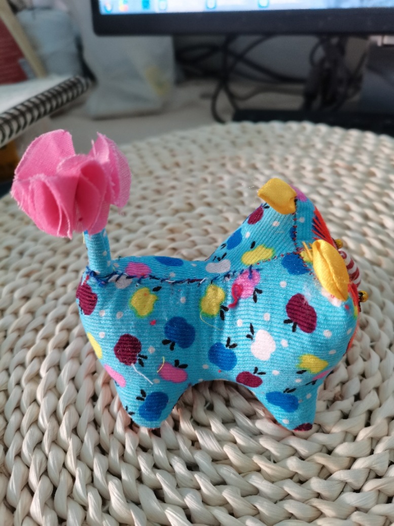 High 5cm Town House Tiger Pair Tiger Fabric Tiger Folk Fabric Crafts Town House Handmade Tiger