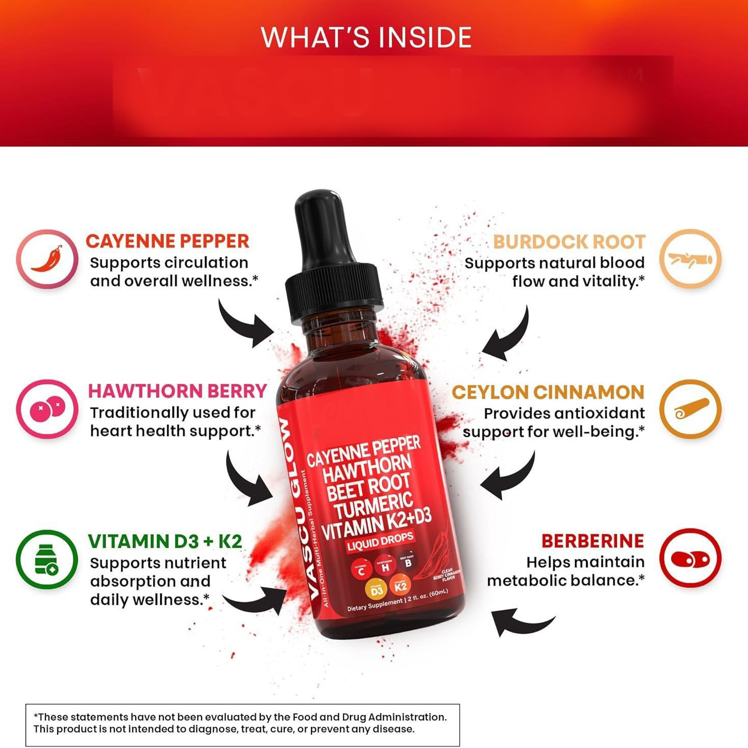 Tk Chili Drops Cayenne Pepper Supplement Liquid Drops Body Supplement