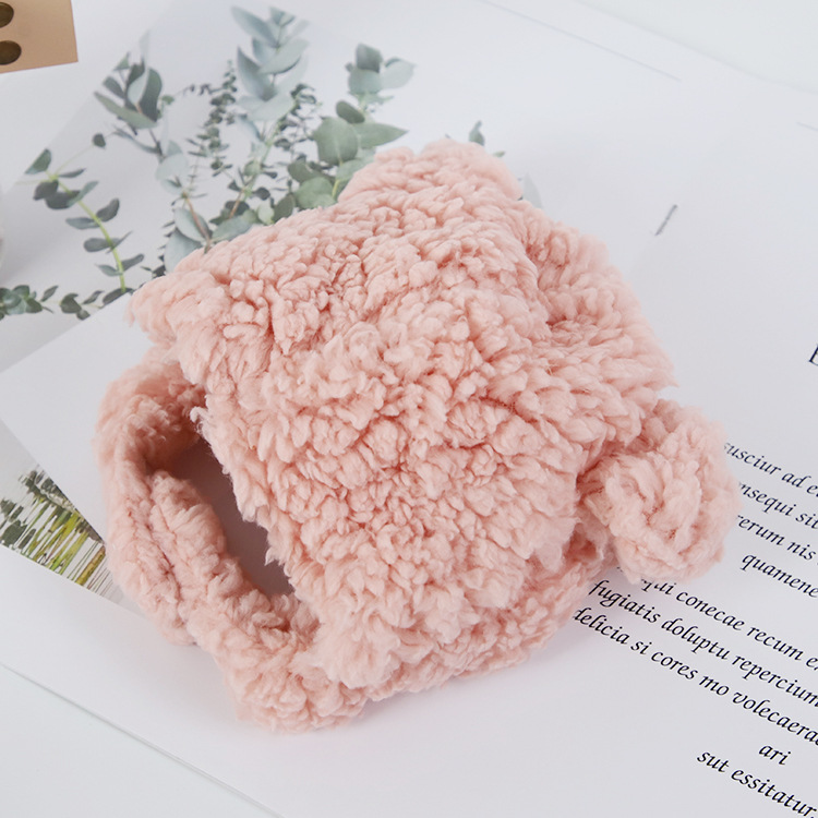 Pet Dog Bichon Teddy Internet Celebrity Headgear Cute Cross-Dressing Piggy Hat Cat Cute Photo Headwear Autumn and Winter