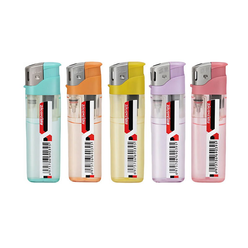 卓业打火机电子明火一次性丁烷气K1 设计创意便携批发零售