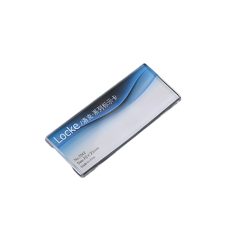 Acrylic Transparent Pin Magnetic Badge Hanging Custom Primary and Secondary School Student School Badge Hotel Employee Salesperson Badge