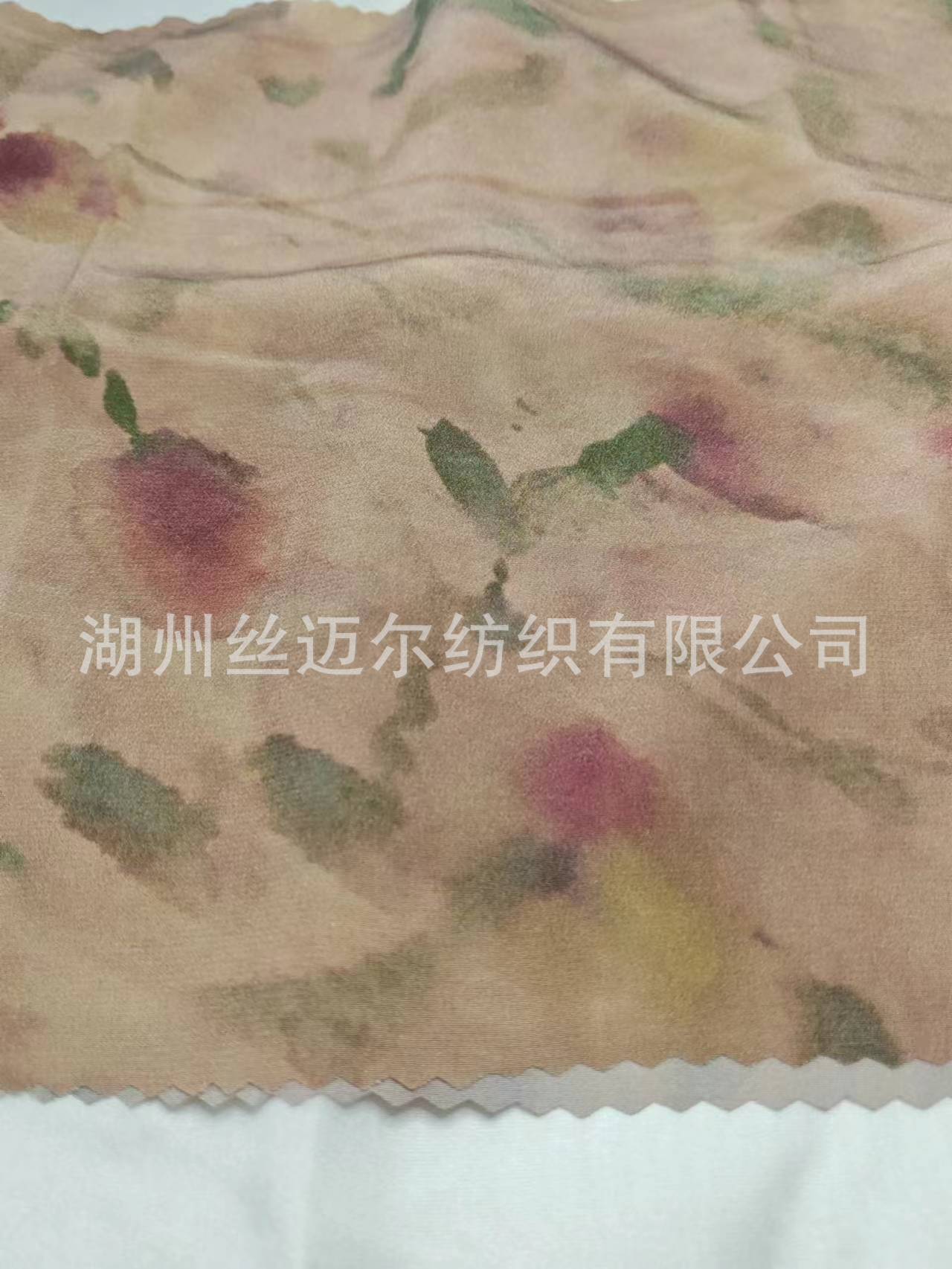 Full silk heavy crepe de Chine digital printing fabric double-sided digital printing silk crepe de Chine fabric women's fabric