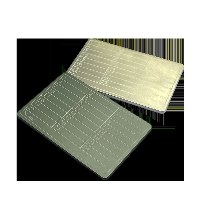 Aluminum Alloy Word Memorizer (Password Book) 2025 New Bit Currency Mnemonic Mechanical Password Book Wholesale