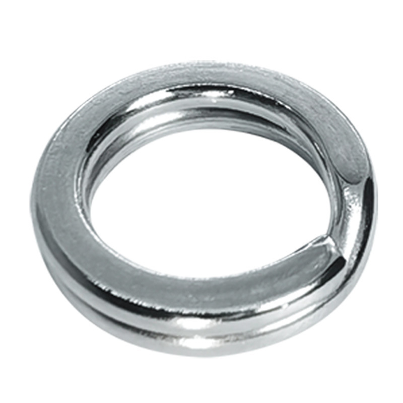 in stock stainless steel Luya double ring connection ring flattening fake bait flattening double ring connector wholesale