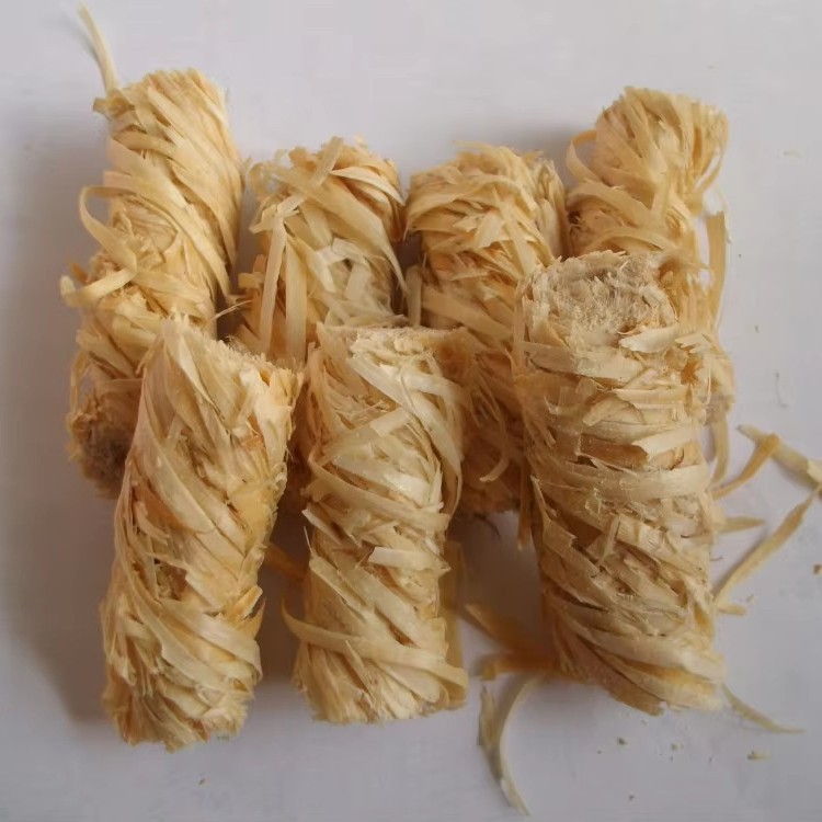 Factory wholesale supply carbon factory barbecue point charcoal wax stick fire roll flammable wood roll bulk 20*50MM long