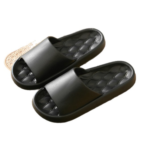 Wholesale Slippers with a Soft Cushioning Feel for Men and Women, Suitable for Summer Outdoor Wear, Thick-Soled, Non-Slip, Ideal for Couples, Available for Dropshipping, Popular Slippers Sold in Supermarkets