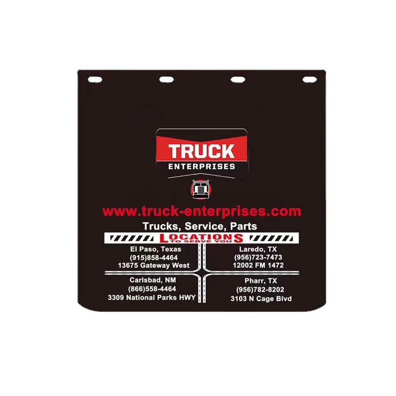 Cross-border direct supply truck mudguard mudguard anti-fly base mudguard semi-trailer white car PE mudguard plus line