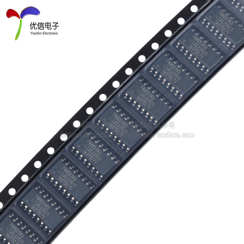 Original Genuine 74Hc238D,653 Soic-16 3 to 8 Line Decoder/Demultiplexer Chip