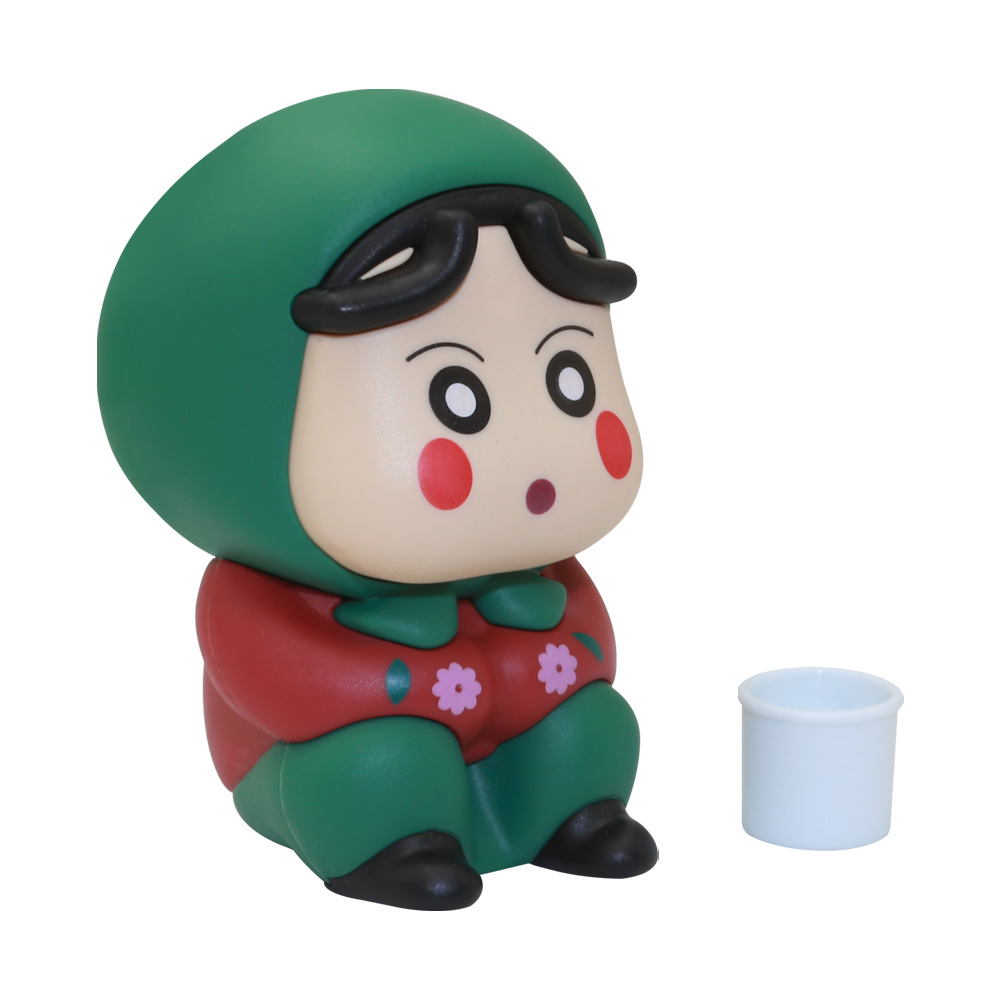 Car Ornaments Cuifahucun Flower Crayon Shin-Chan Creative Car-Mounted Internet Celebrity Decoration Car Roof and Tail Quirky Doll Pendant