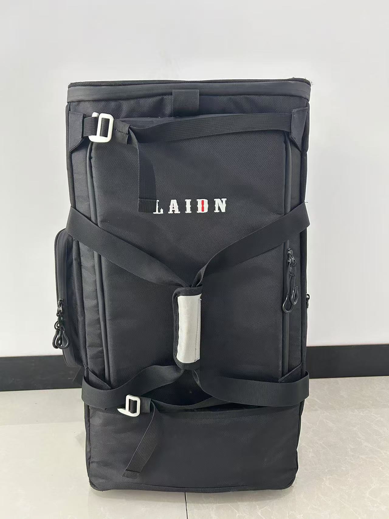 Ski trolley case backpack with wheels can be inserted into the snowboard dry and wet separation ski shoulder equipment bag 100L