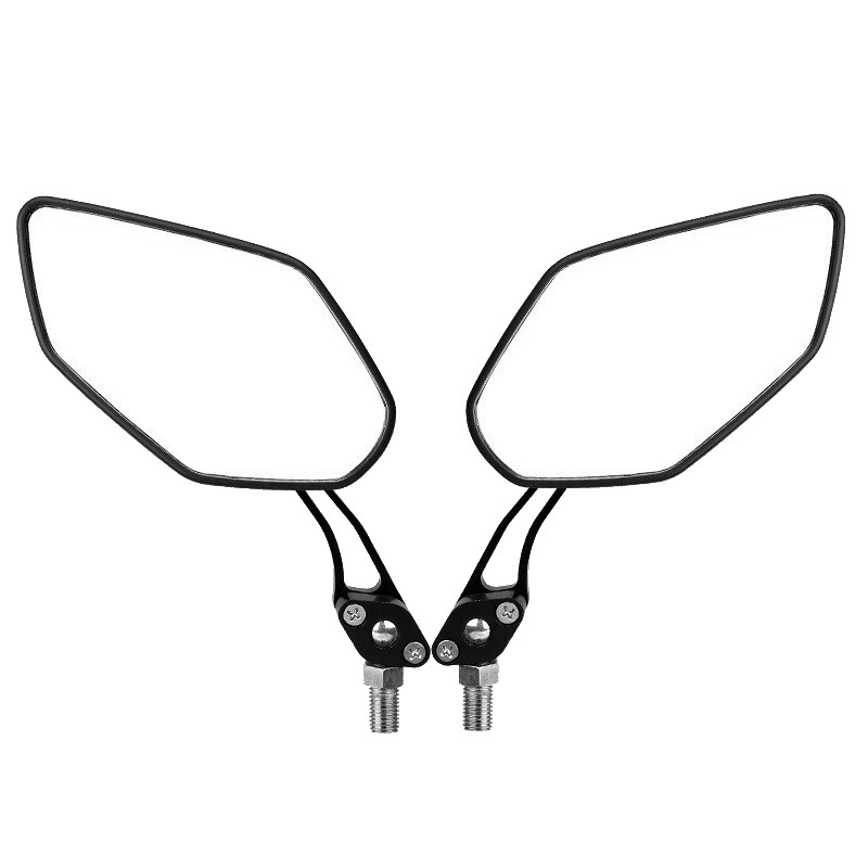 Factory wholesale Bicycle Rearview Mirror 360 degrees rotating aluminum alloy battery car reflector HD glass mirror