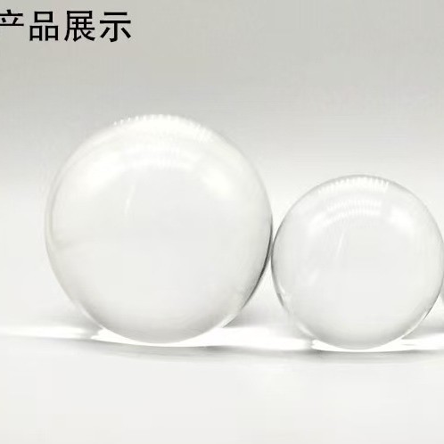 Transparent Crystal Ball Feng Shui Ball Crystal Glossy Ball Desktop Ornaments Photography Props Home Decoration Crystal Crafts