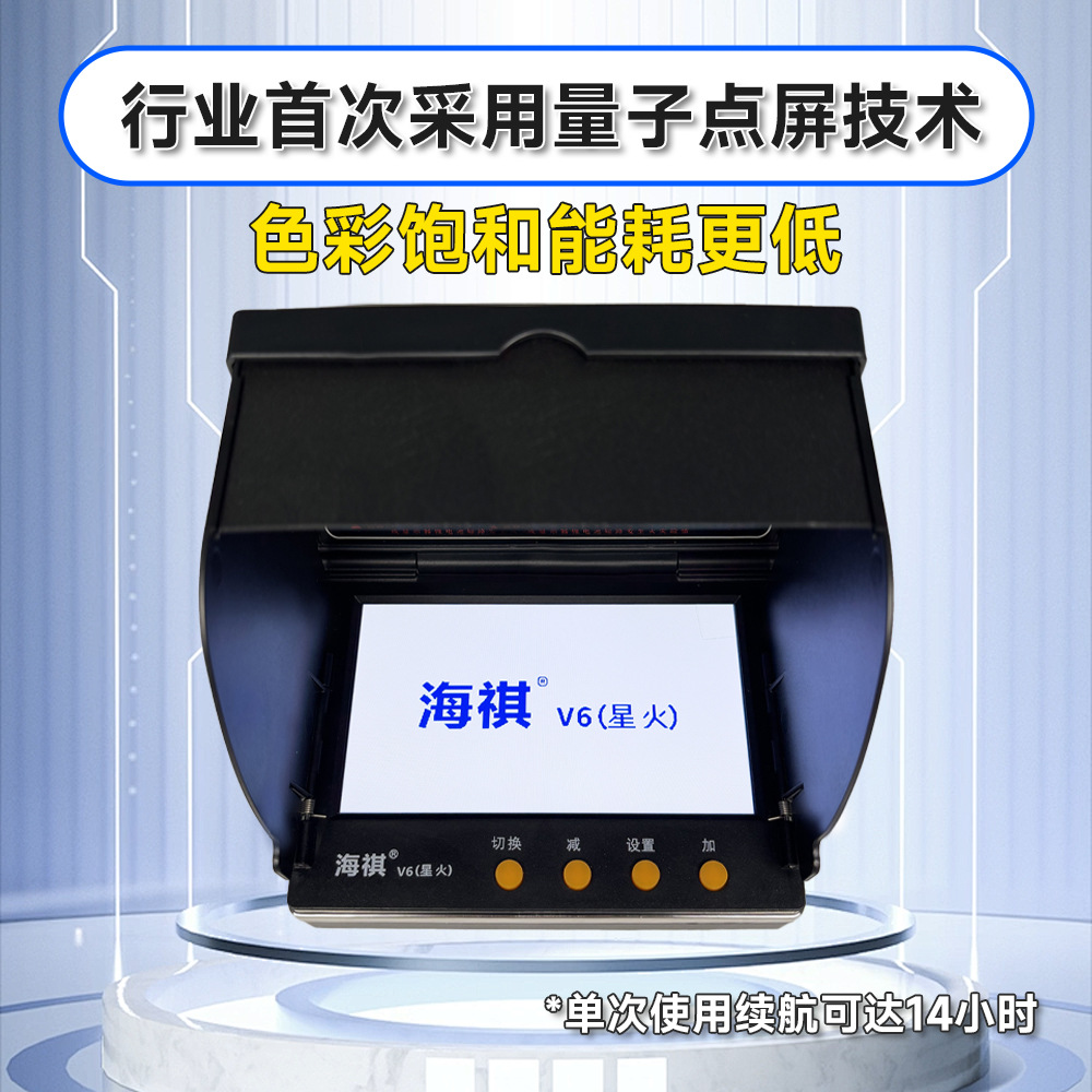 Новый экран Haiqi 2025 V6, водонепроницаемый 4.3 дюйма, 5 дюймов IPS дисплей