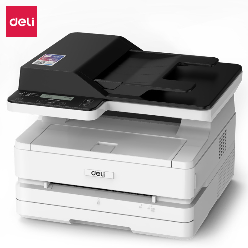 Deli black and white laser printer office home printing mobile phone wireless a4 copy scanning all-in-one copier