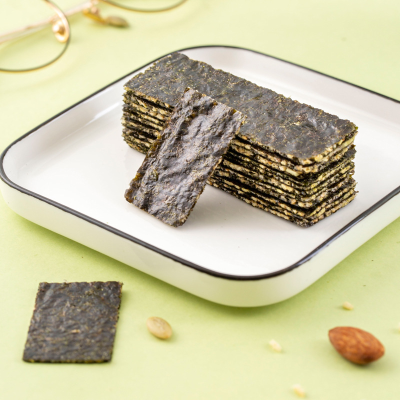 Shanhaile Sandwich Seaweed Instant Sesame Sandwich Seaweed Canned Seaweed Sandwich Crisp 40g Children's Snacks Wholesale