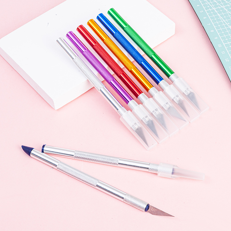 aluminum alloy engraving knife engraving paper hand mobile phone film engraving metal pen knife paper cutting cutting diy hand account engraving knife