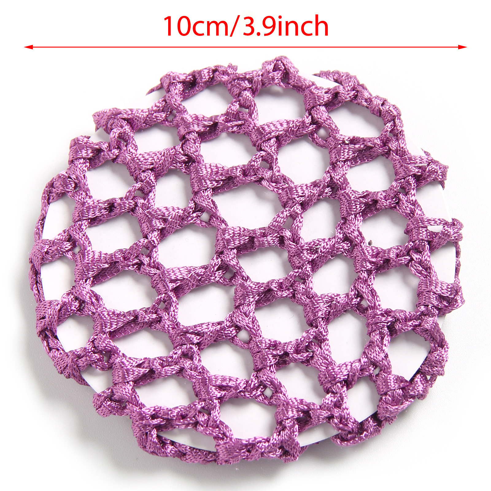 New Diamond-Free Braided Hair Net Stewardess Nurse Dance Professional Hair Net Bag Headdress Tied Ball Hair Accessories Wholesale