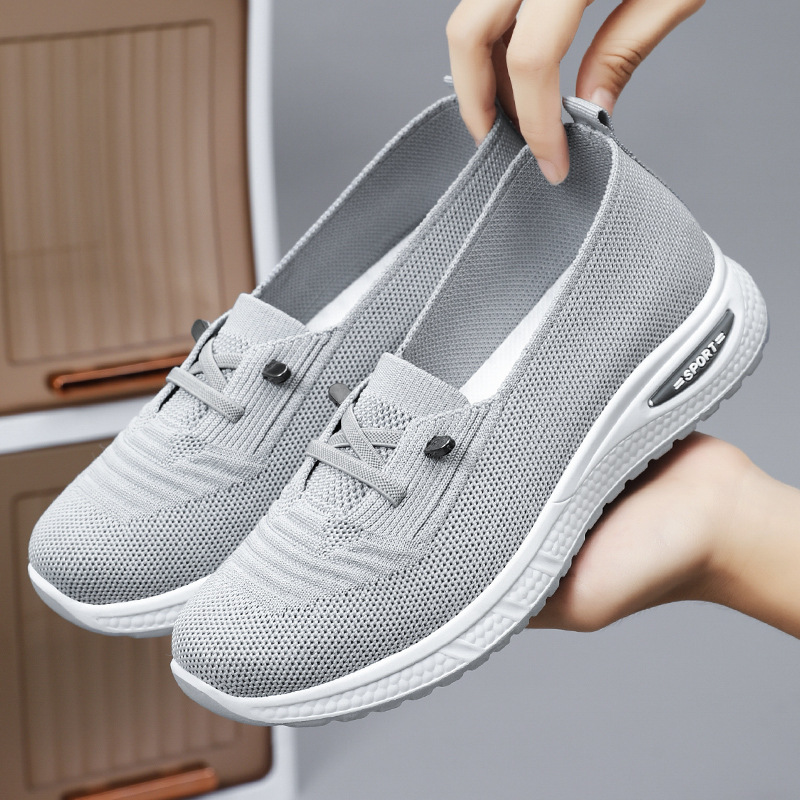 Women's Shoes 2026 Cross-Border Wholesale Casual Women's Single Shoes Dropshipping Breathable Comfortable Middle-Aged and Elderly Mother's Shoes