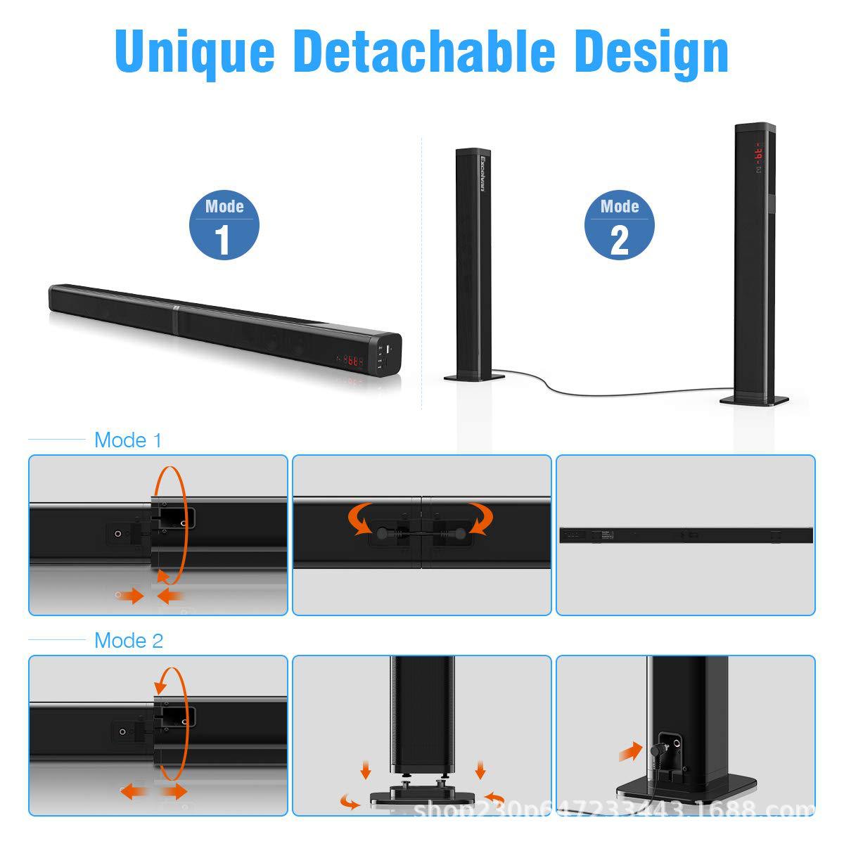 2.0 new HDMI detachable echo wall TV audio home theater home living room Bluetooth wall audio