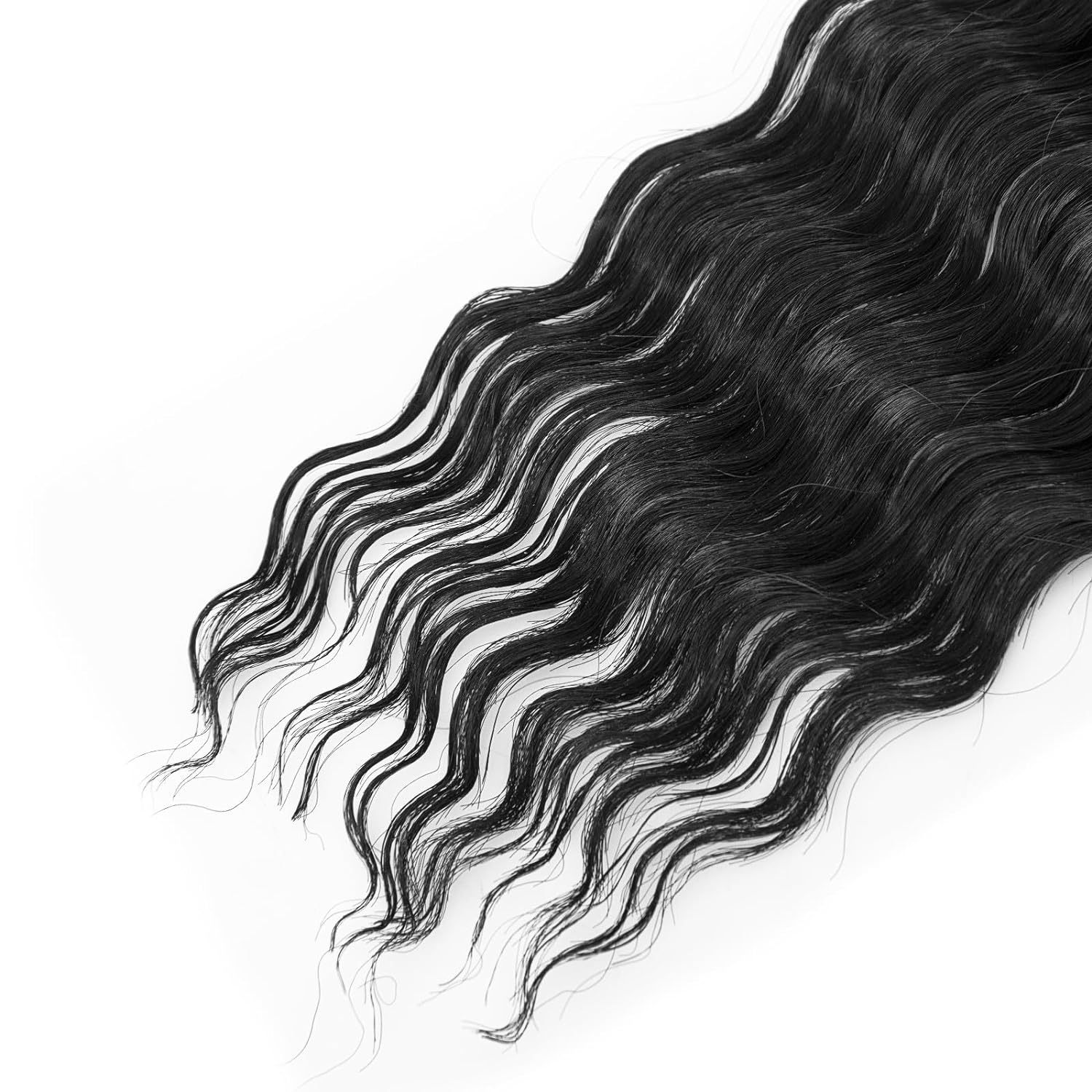 18 "DeepTwist High Temperature Silk Latin American Roll White Long Curly Hair Twig Kinky Cur l Braids