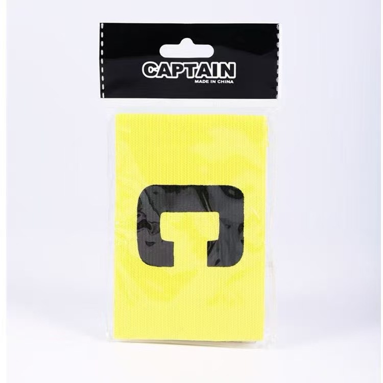 Captain's armband football match grouping logo anti-Velcro armband adult children elastic arm armband C word
