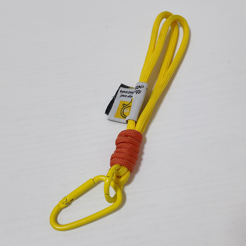 Luggage Accessories 5mm Dopamine Double-Color Rope Clothing Handbag Lanyard Woven Zipper Lanyard Manufacturer Wholesale