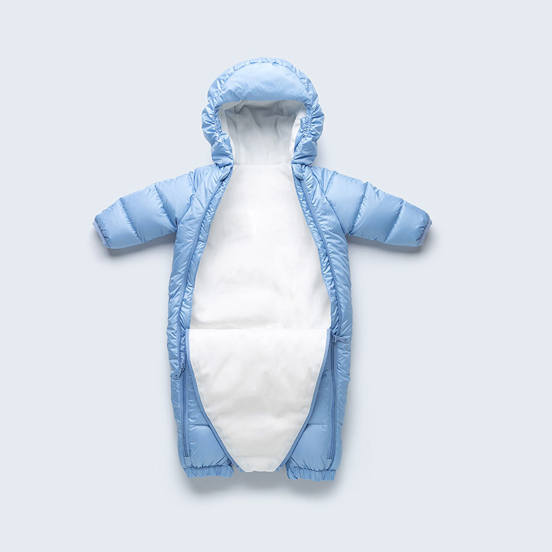New Baby down Jacket Jumpsuit, Winter Baby Thickeneded Outing Clothes, Infant Warm Huggies, Rompers