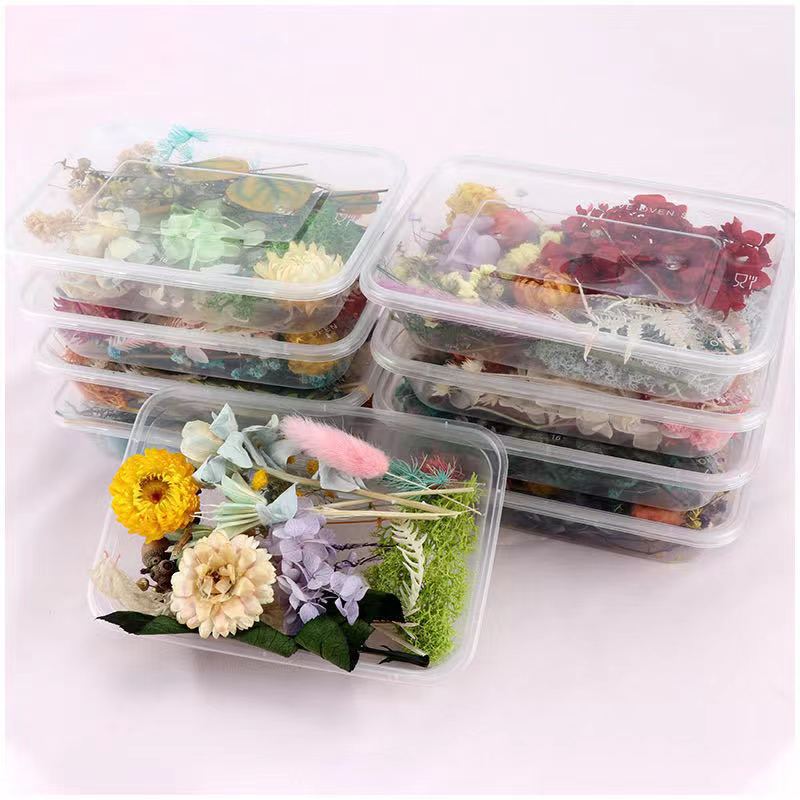 Mother's Day 520 Eternal Flower DIY Material Package Lunch Box Handmade Dried Flower Fan Photo Frame Creative Handmade Yunnan Wholesale