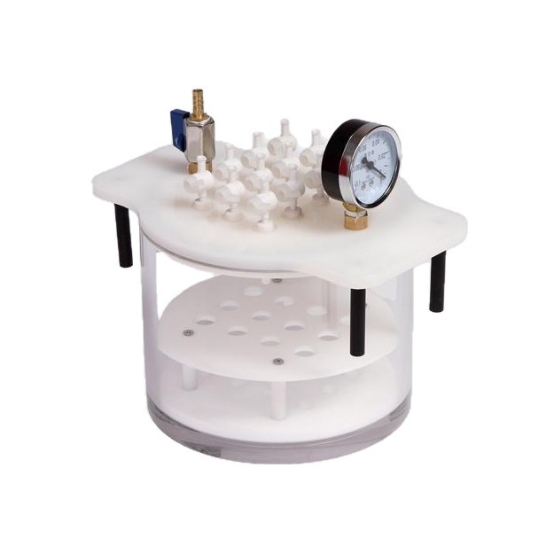 Round Solid-Phase Extractor 12/24-Position Vacuum Individually Controlled Spe Solid-Phase Extraction Device Extractor