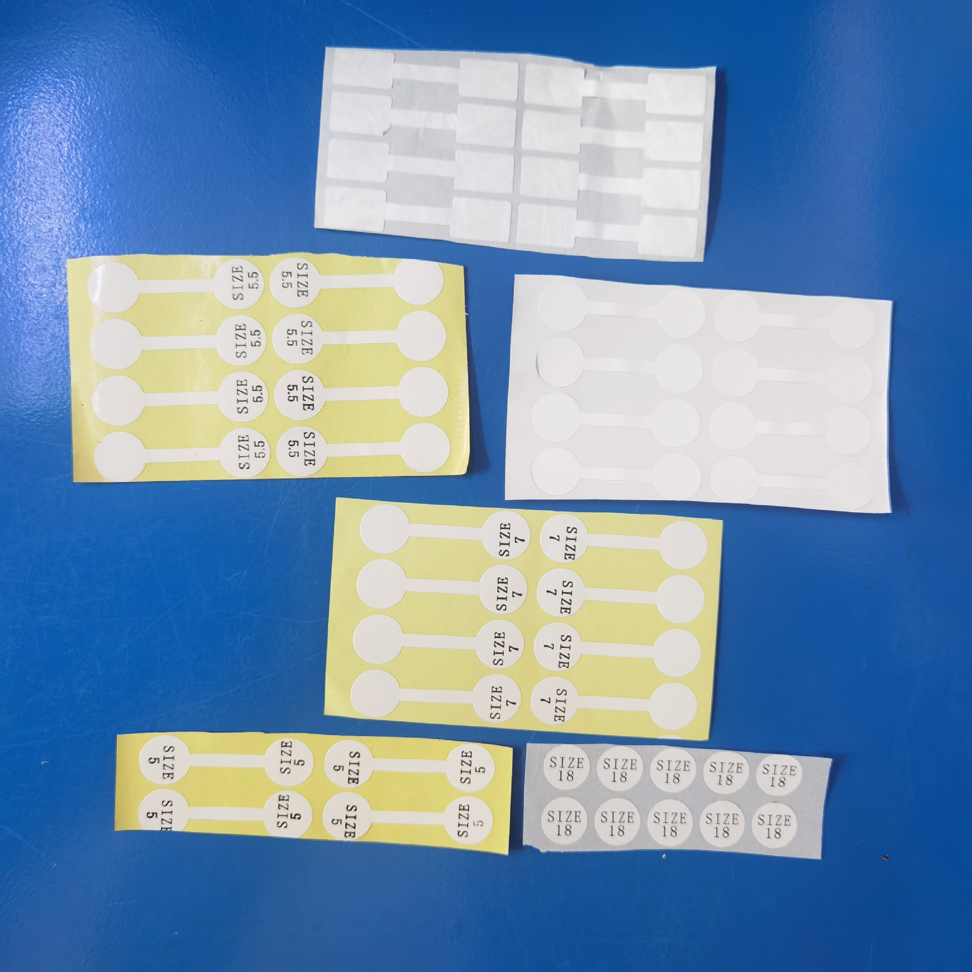 Digital number sticker bar code label ring jewelry number label Kraft paper adhesive sticker