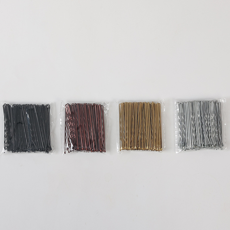 Cross-border Hot-selling One-word Clip No Internal Marks No Paint-peeling Wire Clip Headdress Hair Accessories Bangs Clip Studio Modeling Fixing Clip