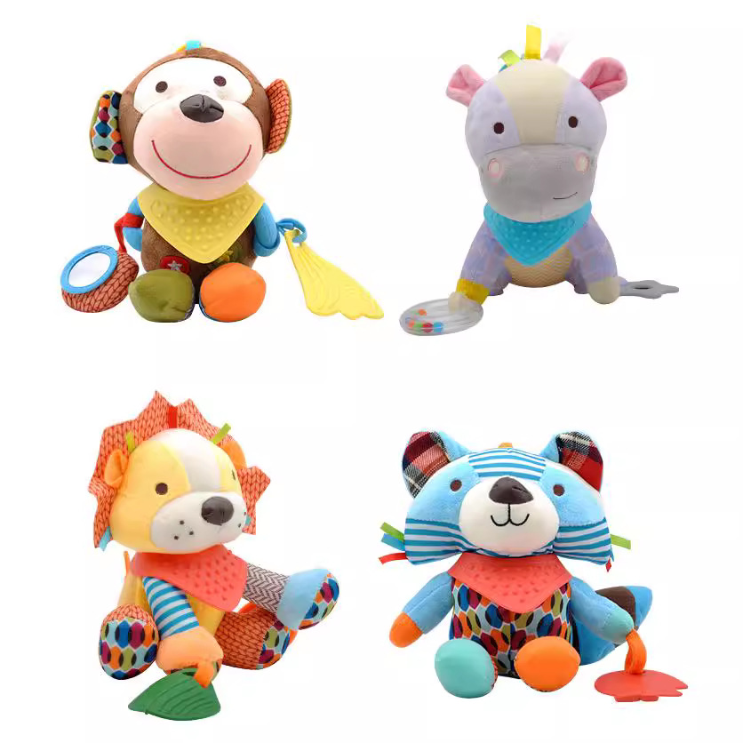 Baby Muppet Toy Label Baby Bite Soothing Doll Sleep Accompanying Doll CPC CE EN