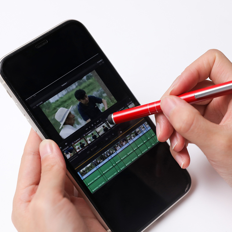 Capacitive stylus mobile phone tablet touch painting pen metal clip paint universal stylus