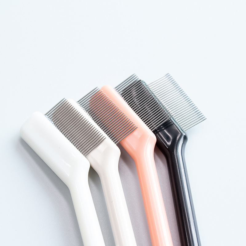 Single Convenient Dual-Use Multi-Color Optional Ultra-Fine Steel Needle Eyelash Brush That Does Not Pierce the Eyes, Ultra-Soft Eyebrow Makeup Brush