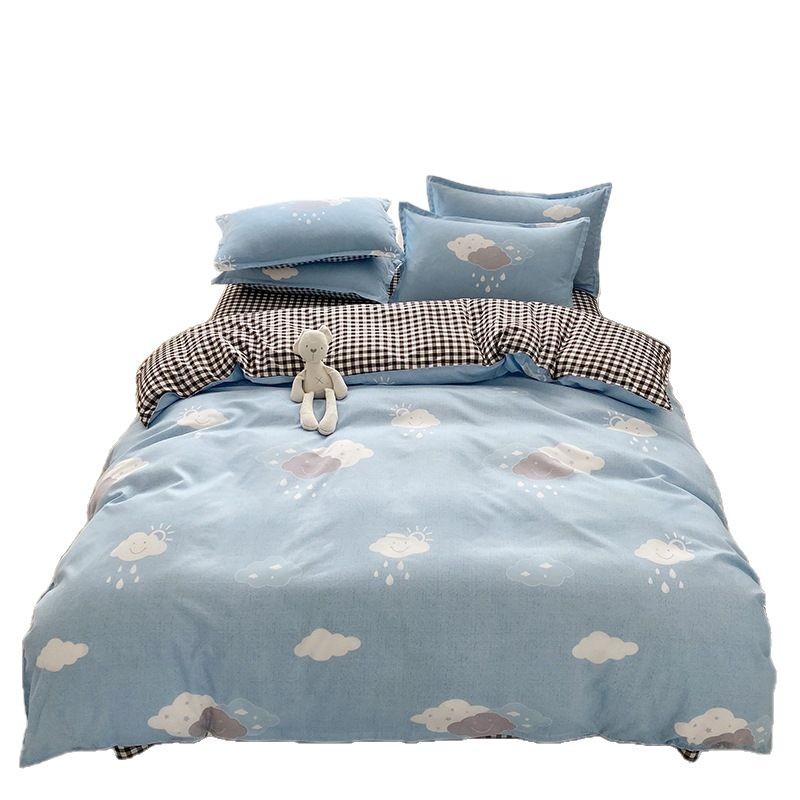 Quilt Complete Set Student Dormitory Six-piece Set Single Bed Supplies Double Thickened Mattress Three-piece Set