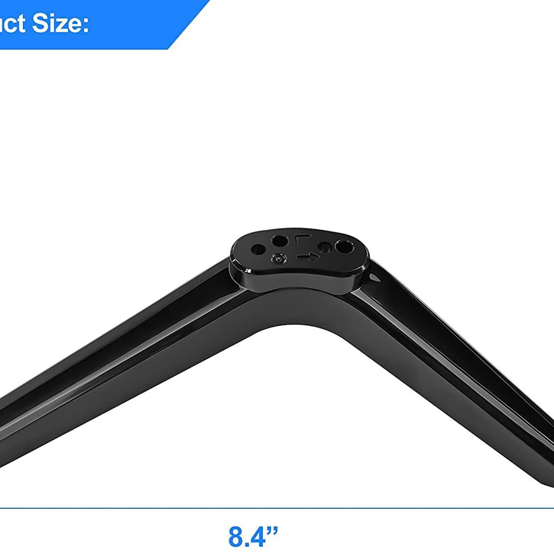 The Base Bracket Is Suitable for Roku Tv, Tv Bracket with Universal Legs and Is Suitable for Overseas Market Brand with Adjustable Holes