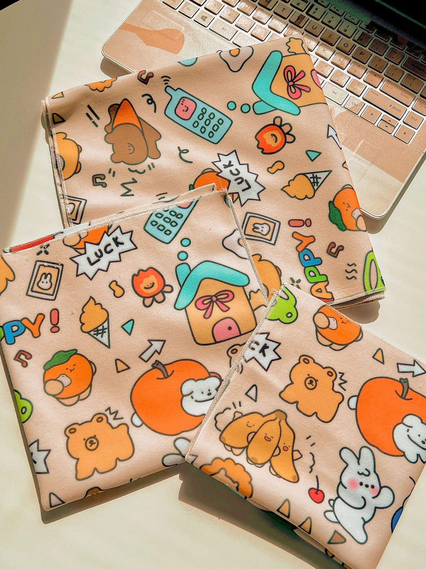 P person makeup bag hundred patch cloth camera liner wrapping machine magic cloth photography lens storage folding cloth self-adhesive cloth