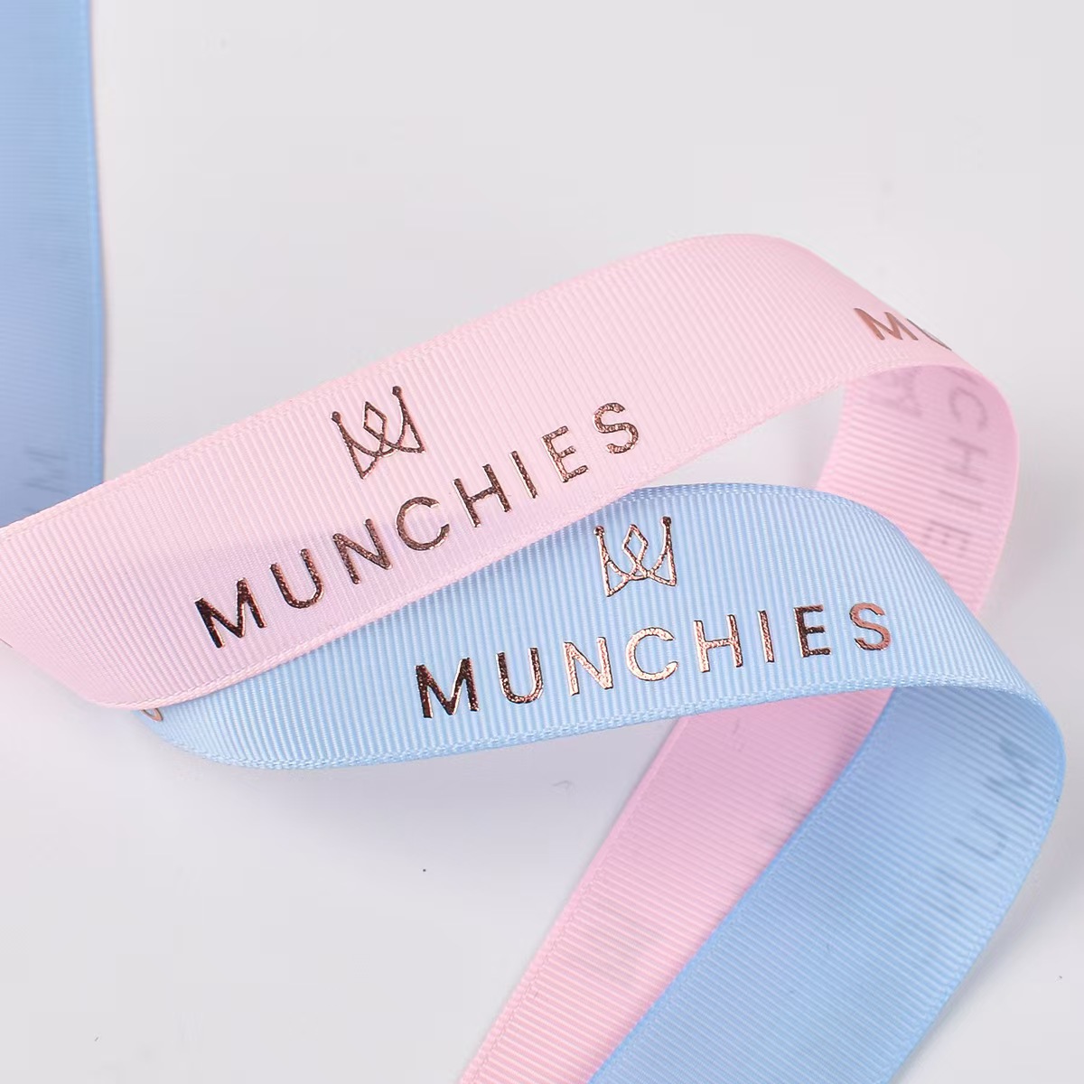 Velvet Ribbon Custom Logo Ribbon Gift Box Ribbon Holiday Packaging Ribbon Hot Stamping Polyester Packaging Ribbon