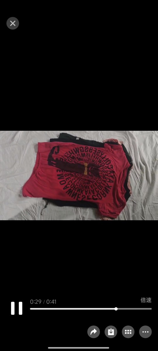 Second-Hand Clothes from Africa, Second-Grade B Goods, T-Shirts, Pants, Children's Clothing, Etc., One Yuan Per Pound, 0.5kg Sold by the Pound